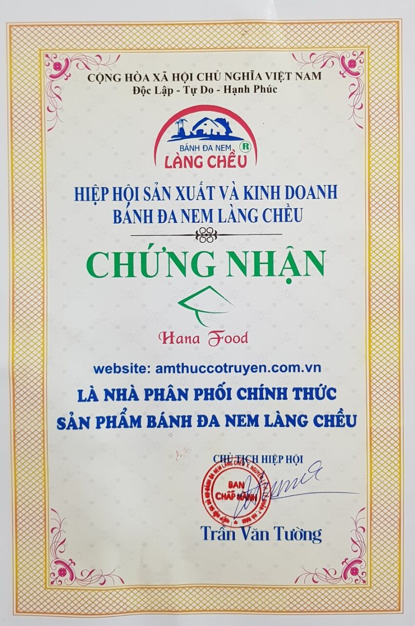 Chứng Nhận